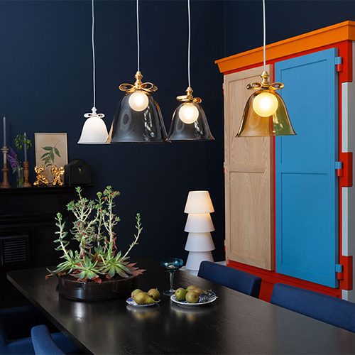 Moooi Bell Small White Glass Pendant Light