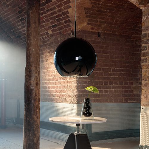 Tom Dixon Style Modern Copper Glass Pendant Light