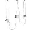 Flos AIM Dimmable Pendant lamp 3 heads White