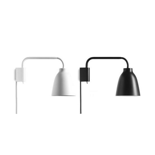 Caravaggio Aluminum Wall Lamp White