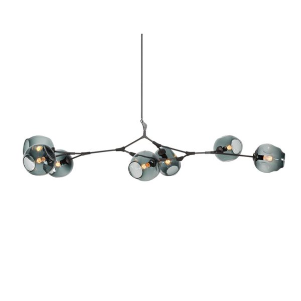 Lindsey Adelman Branching Bubble chandelier 7 heads One Two modern lighting factory
