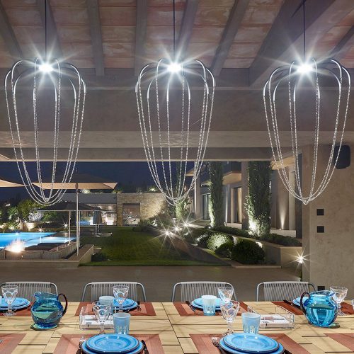 Alysoid LED Suspension Light Iron Aluminum