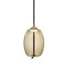 Brokis knot Amber glass pendant lamp A