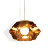 Tom Dixon CUT SMALL PENDANT lamp Amber
