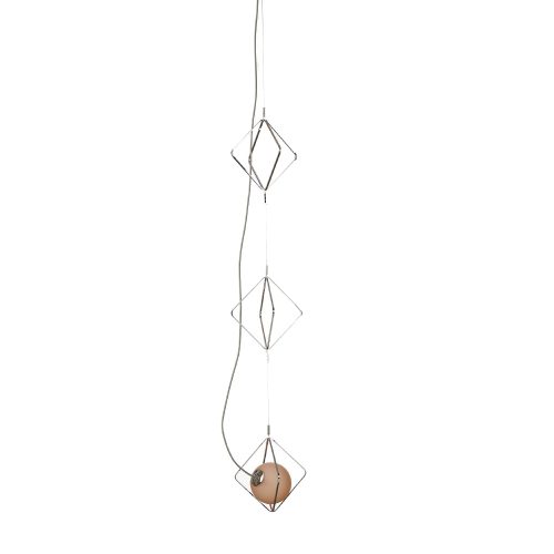Jack o’Lantern Glass Iron Pendant Light