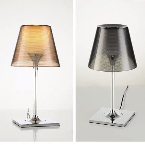 Ktribe Glass Table Lamp with Iron Base