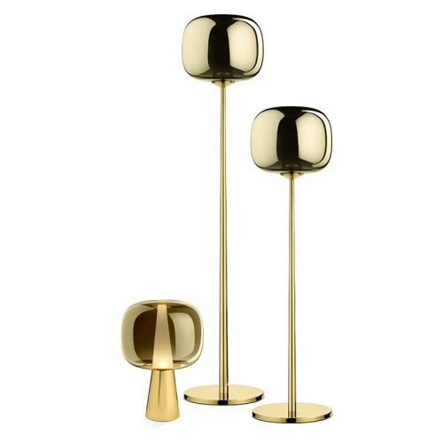 Ghidini Dusk Dawn Iron Glass Floor Lamp