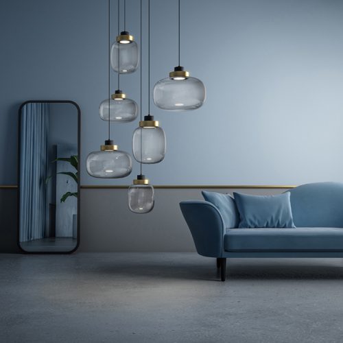 Legier Design Short Glass Pendant Lamp B