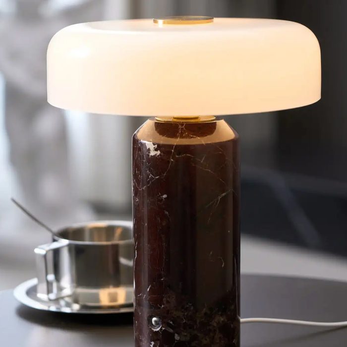 Trip Table Lamp Portable, Burgundy - Image 5