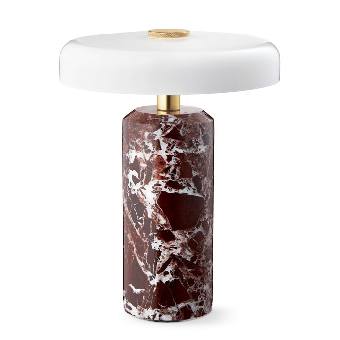 Trip Table Lamp Portable, Burgundy